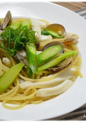 あさりとイカの和風スープパスタ☆-レシピのメイン写真