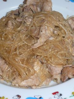 すぐ出来る春雨豚肉炒め-レシピのメイン写真