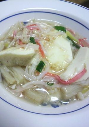 えのき＆カニカマあんかけ豆腐-レシピのメイン写真