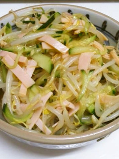 これだけで!モヤシの中華風サラダ-レシピのメイン写真