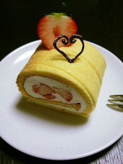 簡単☆いちごのロールケーキ☆-レシピのメイン写真