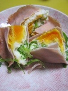 お弁当用ハムエッグ-レシピのメイン写真
