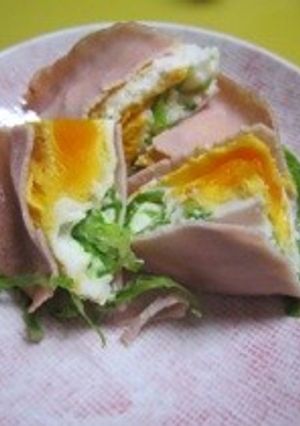 お弁当用ハムエッグ-レシピのメイン写真