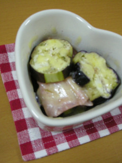 なすとハムのチーズ焼き-レシピのメイン写真