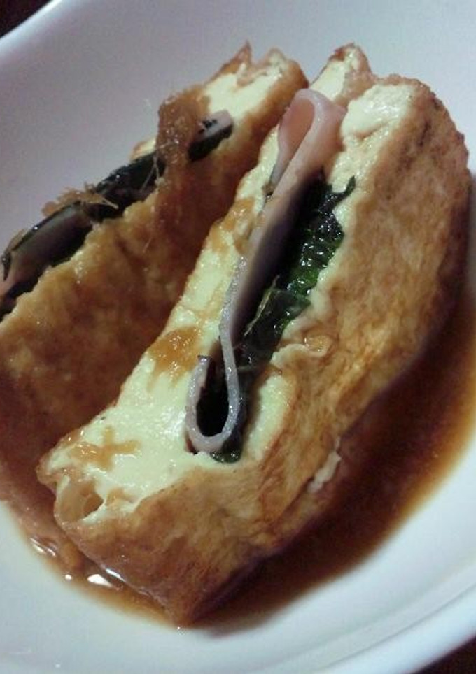 ☆簡単☆厚揚げの挟み焼き-レシピのメイン写真