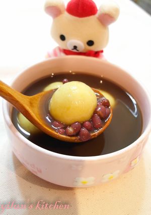 ♥地瓜湯圓♥もちもちサツマイモ団子-レシピのメイン写真