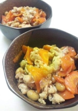 豚肉と大豆の炒めもの-レシピのメイン写真