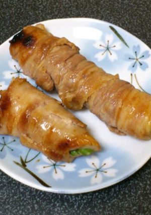 アスパラinちくわロール豚バラ-レシピのメイン写真