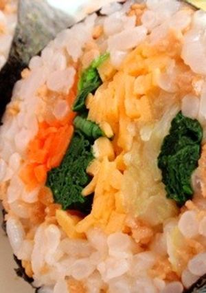 ビビンバ風*巻き寿司-レシピのメイン写真