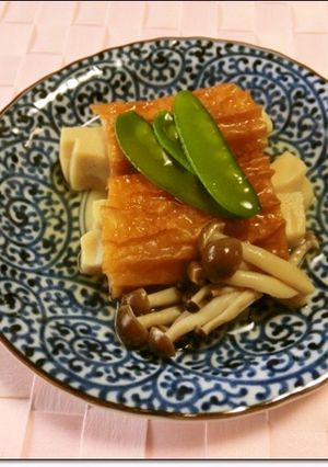 ちくわと高野豆腐の煮物～♬-レシピのメイン写真