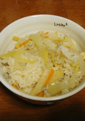 大根としょうがの炊き込みご飯-レシピのメイン写真