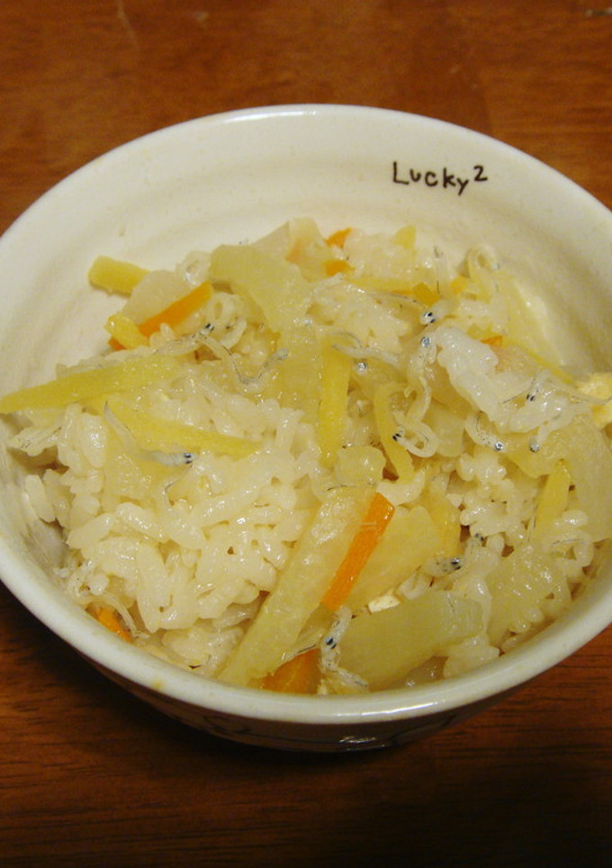 大根としょうがの炊き込みご飯-レシピのメイン写真