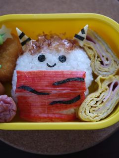 鬼の弁当ー節分キャラ弁ー-レシピのメイン写真