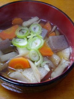 ヘルシー!野菜たっぷりけんちん汁-レシピのメイン写真
