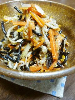 ∞∞∞自然食卓 ひじきの炒り煮 -レシピのメイン写真
