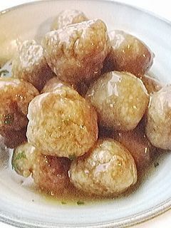 蓮根肉団子のもっちりあんかけ-レシピのメイン写真