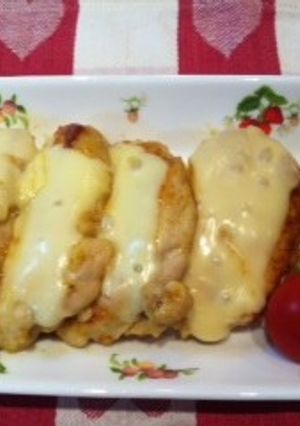 鶏肉のカレーソテーとろとろチーズのせ♪-レシピのメイン写真