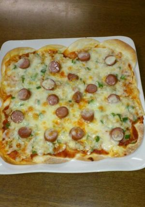 餃子の皮のBIGピザ-レシピのメイン写真