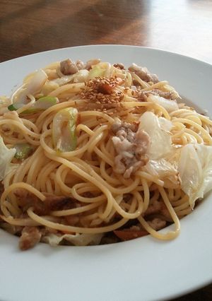 すぐできる!!味噌マヨパスタ-レシピのメイン写真
