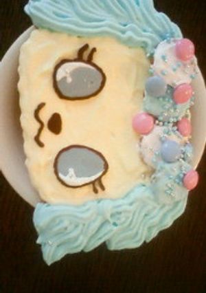 ジュエルペットお誕生日キャラケーキ-レシピのメイン写真