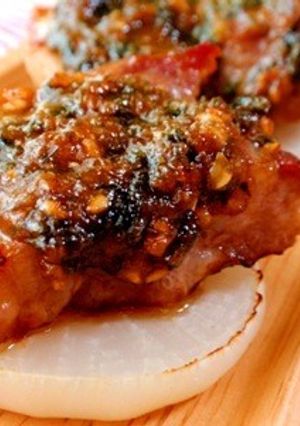 トースター5分*豚バラの大葉ゴマ味噌焼き-レシピのメイン写真