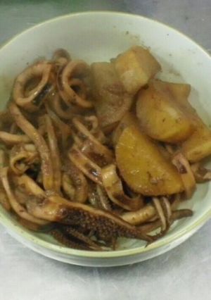 ちょっと甘めのいかと大根の煮物-レシピのメイン写真