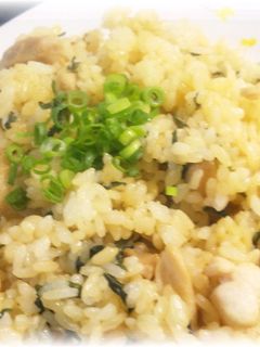 大葉と鶏のにんにく醤油まぜご飯-レシピのメイン写真