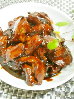 鶏肝の照り煮-レシピのメイン写真