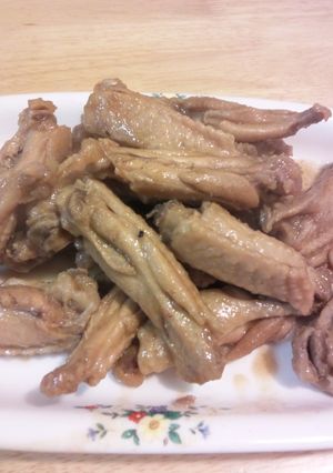 鶏手羽中の照り煮～焼き肉のたれで簡単に-レシピのメイン写真