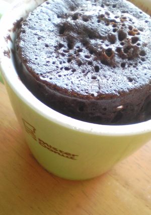 レンジで簡単!カップでココアケーキ-レシピのメイン写真