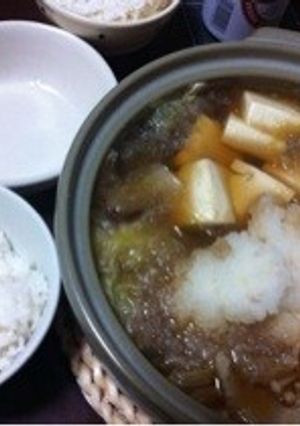 簡単☆美味しい☆野菜たっぷり雪みぞれ鍋-レシピのメイン写真