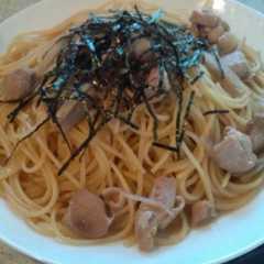 簡単おいしい！鶏肉とごぼうの和風パスタ-レシピのメイン写真
