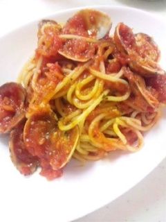 アサリのトマトパスタ-レシピのメイン写真