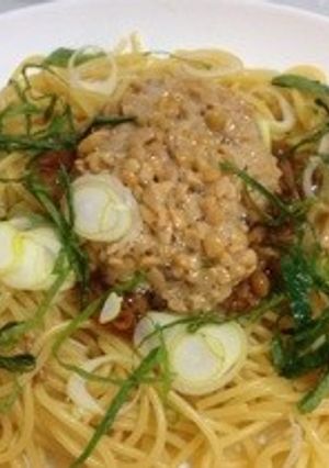 簡単しっかり味な納豆パスタ-レシピのメイン写真