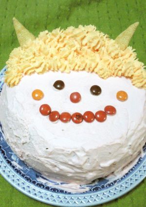 節分に鬼くんケーキ-レシピのメイン写真