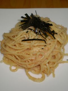 明太子スパゲティー-レシピのメイン写真