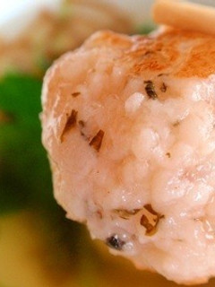 ゆかり風味*海老しんじょのお吸い物-レシピのメイン写真
