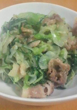 塩麹で豚肉炒め-レシピのメイン写真
