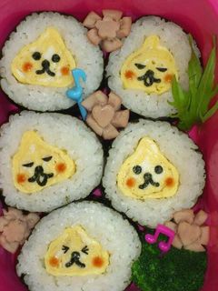 キャラ弁☆クゥーのり巻き-レシピのメイン写真