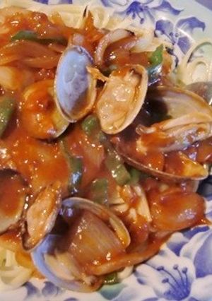 休日の朝、あっさりとあさりのパスタ！-レシピのメイン写真
