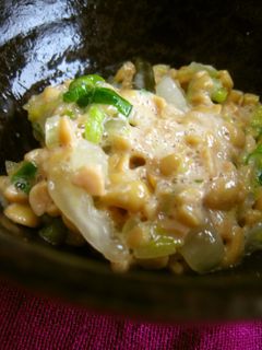 納豆の白菜のつけもの和え-レシピのメイン写真