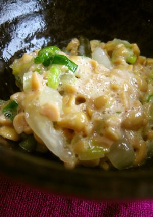 納豆の白菜のつけもの和え-レシピのメイン写真