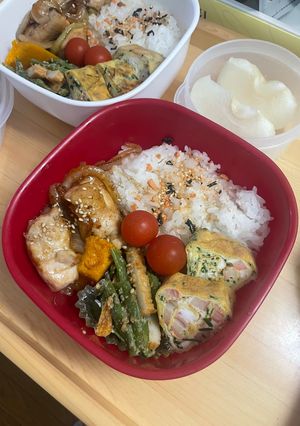 20240906娘ちゃん息子っちのお弁当-レシピのメイン写真