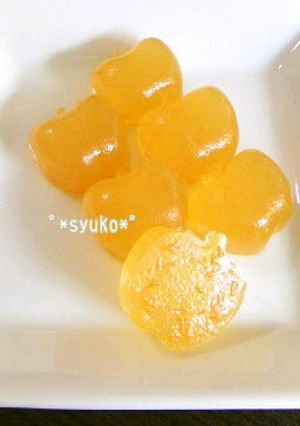 はちみつと柚子果汁のグミ*゜-レシピのメイン写真