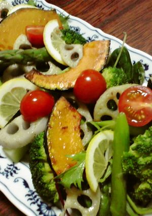 おしゃれ温野菜サラダ-レシピのメイン写真