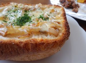 玉ねぎと椎茸の旨味ポン酢トースト★゛-レシピのメイン写真