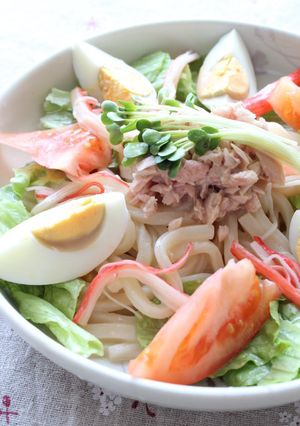 胡麻だれサラダうどん-レシピのメイン写真