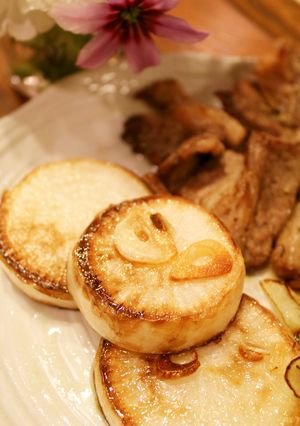 焼くだけ！大根のガーリックステーキ-レシピのメイン写真