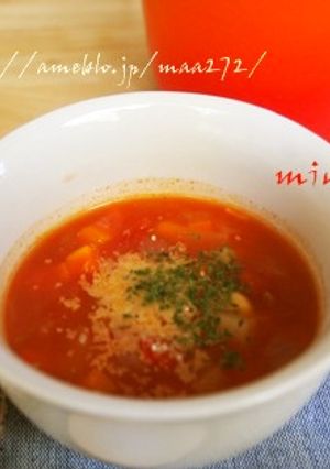 たっぷりお野菜と大豆のミネストローネ-レシピのメイン写真