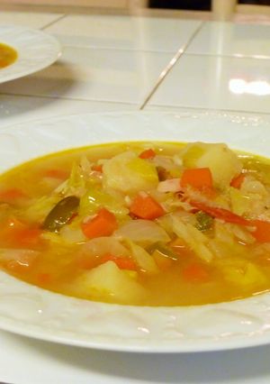 具だくさん野菜スープで体ぽかぽか！-レシピのメイン写真